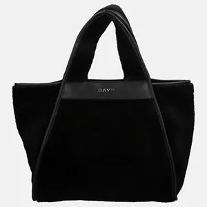 DAY ET, Schultertasche Day Teddy Bag in schwarz, Schultertaschen für Damen