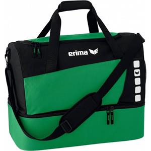 erima Club 5 Line Sporttasche mit Bodenfach smaragd/schwarz