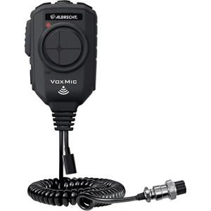 Albrecht VOX microfoon   VOX Mikrofon 6-polig mit ANC und 3000mAh Batterie 42100