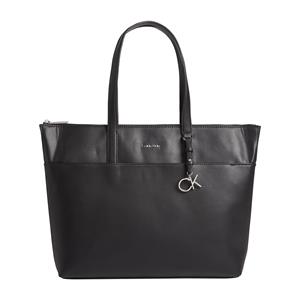Calvin Klein , Shopper Ck Must Shopper Lg W/slip Pkt Fa22 in schwarz, Shopper für Damen