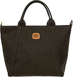 BRIC`S , Life Shopper Tasche 25 Cm in dunkelgrün, Shopper für Damen