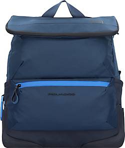 Piquadro , Corner Rucksack 44 Cm Laptopfach in blau, Rucksäcke für Damen