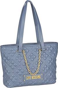Love Moschino , Schultertasche Quilted Bag 4004 in blau, Schultertaschen für Damen
