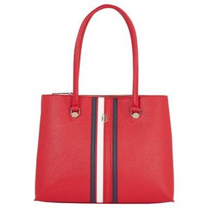 Tommy Hilfiger , Shopper Th Element Workbag Corp Fa22 in rot, Shopper für Damen