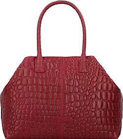 Liebeskind , Chelsea M Kroko Shopper Tasche Leder 38 Cm in rot, Shopper für Damen