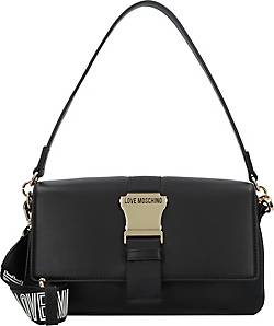 Love Moschino , Safety Bag Schultertasche 29 Cm in schwarz, Schultertaschen für Damen