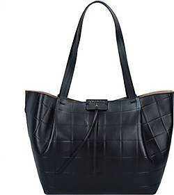 PATRIZIA PEPE , Shopper Tasche Leder 29 Cm in schwarz, Shopper für Damen