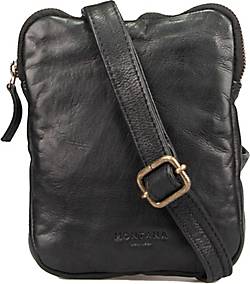 MONTANA EST. 1957 , Crossbody Bag Ennis in schwarz, Schultertaschen für Damen