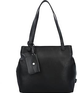 Tom Tailor , Rubiana Shopper Tasche 32 Cm in schwarz, Shopper für Damen