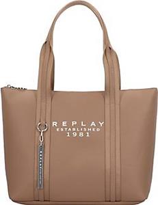 Replay , Shopper Tasche 35 Cm in mittelbraun, Shopper für Damen