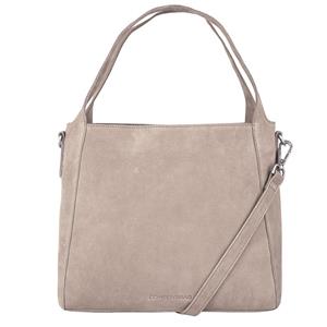 Cowboysbag , Kilstay Schultertasche Leder 32 Cm in mittelgrau, Schultertaschen für Damen