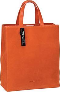 Liebeskind , Shopper Paper Bag M Suede in orange, Shopper für Damen