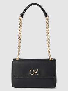 Calvin Klein , Re-Lock Schultertasche 24 Cm in schwarz, Schultertaschen für Damen