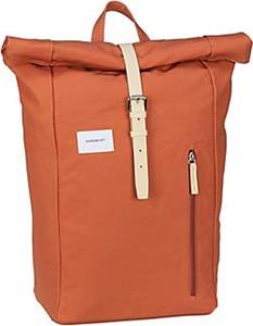 Sandqvist , Laptoprucksack Dante Backpack in orange, Rucksäcke für Damen