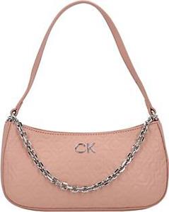 Calvin Klein , Re-Lock Schultertasche 26 Cm in rosa, Schultertaschen für Damen