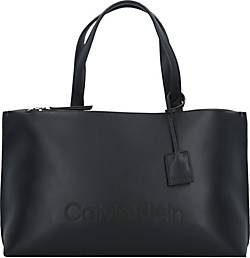 Calvin Klein , Ck Set Shopper Tasche 43 Cm in schwarz, Shopper für Damen