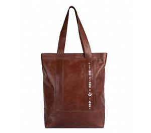 Cowboysbag , Shopper Tasche Leder 40 Cm in mittelbraun, Shopper für Damen