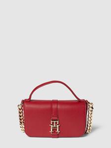 TOMMY HILFIGER, Th Plush Handtasche 19 Cm in rot, Henkeltaschen für Damen