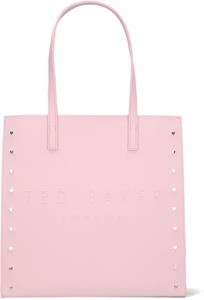 Ted Baker, Studded Heart Schultertasche Leder 34 Cm in pink, Schultertaschen für Damen