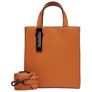 Liebeskind, Paper Bag S Handtasche Leder 22 Cm in orange, Henkeltaschen für Damen