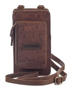 GreenLand Nature Handytasche "NATURE leather-cork", mit aufgesetzter Geldbörse