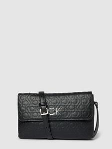 Calvin Klein, Re-Lock Umhängetasche 24 Cm in schwarz, Umhängetaschen für Damen