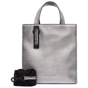 Liebeskind, Handtasche Paper Bag S Metallic in silber, Henkeltaschen für Damen
