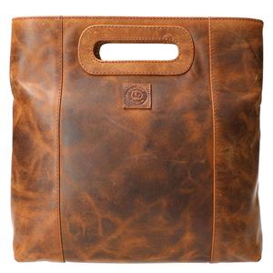 Leather Design Handtas/Schoudertas Hunter Bruin