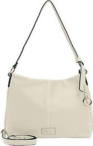 L.CREDI , Kaira Schultertasche 30 Cm in weiß, Schultertaschen für Damen