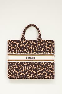 My jewellery Panterprint shopper l'amour