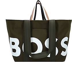 Boss , Deva Shopper Tasche 36 Cm in dunkelgrün, Shopper für Damen