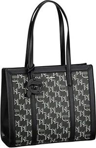 Karl Lagerfeld , Shopper K/ikonik 2.0 Monogram Cc Tote in schwarz, Shopper für Damen