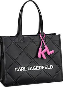 Karl Lagerfeld , Shopper K/skuare Embossed Large Tote in schwarz, Shopper für Damen
