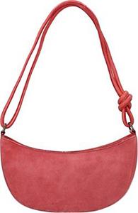 Cowboysbag , Schultertasche Leder 25 Cm in rot, Schultertaschen für Damen