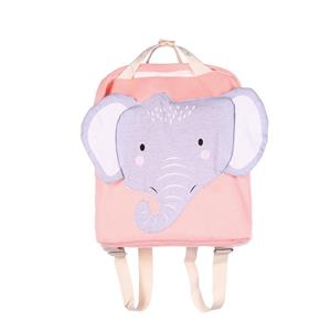 ArmadaDeals Cartoon Dreidimensionaler Tierrucksack Baby Spielzeug Aufbewahrungstasche, Rosa Elefant