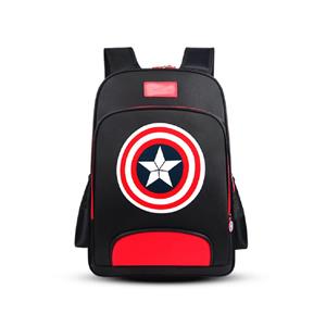 ArmadaDeals Grundschultasche Captain America Kinderrucksack Jungenrucksack, Schwarz