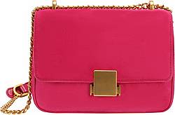 Ekonika , Mini-Tasche Kleine Damentasche Aus Samtigen Velours in pink, Schultertaschen für Damen