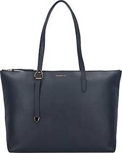 Coccinelle , Gleen Shopper Tasche Leder 36 Cm in dunkelblau, Shopper für Damen