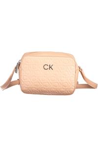 Calvin Klein Mini Bag "RE-LOCK CAMERA BAG EMB MONO", mit silberfarbenen Ketten Details