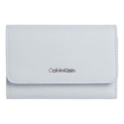 Calvin Klein Geldbörse "CK MUST TRIFOLD SM", mit silberfarbenen Details