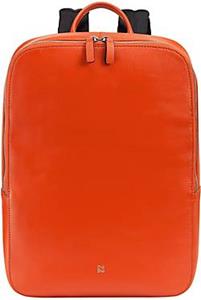 Dudubags , Colorful Seattle Rucksack Leder 35.5 Cm Laptopfach in orange, Rucksäcke für Damen