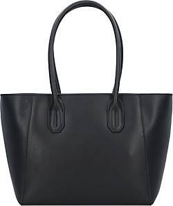 PATRIZIA PEPE , Shopper Tasche Leder 30 Cm in schwarz, Shopper für Damen