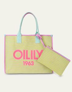 Oilily, 60 Years Sixty Shopper Tasche 42 Cm in mittelgrün, Shopper für Damen