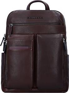 Piquadro , Paavo Rucksack Leder 43 Cm Laptopfach in dunkelbraun, Rucksäcke für Damen