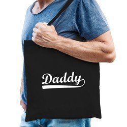 Bellatio Daddy - cadeau katoenen tas Zwart