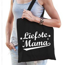 Bellatio Cadeau tas Liefste mama Zwart