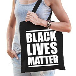 Bellatio Black lives matter protest tas Zwart