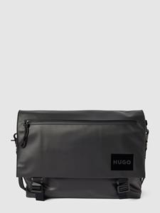HUGO, Quantum Messenger 36 Cm Laptopfach in schwarz, Businesstaschen für Herren