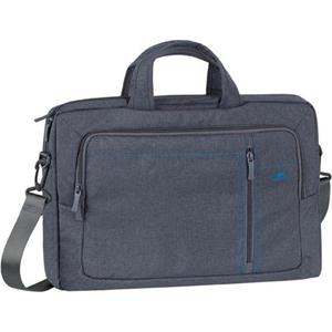RivaCase 7530 grey Laptop Canvas shoulder bag 15.6"