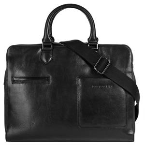 bugatti, Aktentasche Firenze Briefcase Large in schwarz, Businesstaschen für Herren